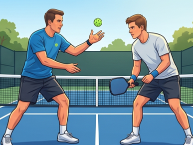 Instructor giving a private one on one lesson